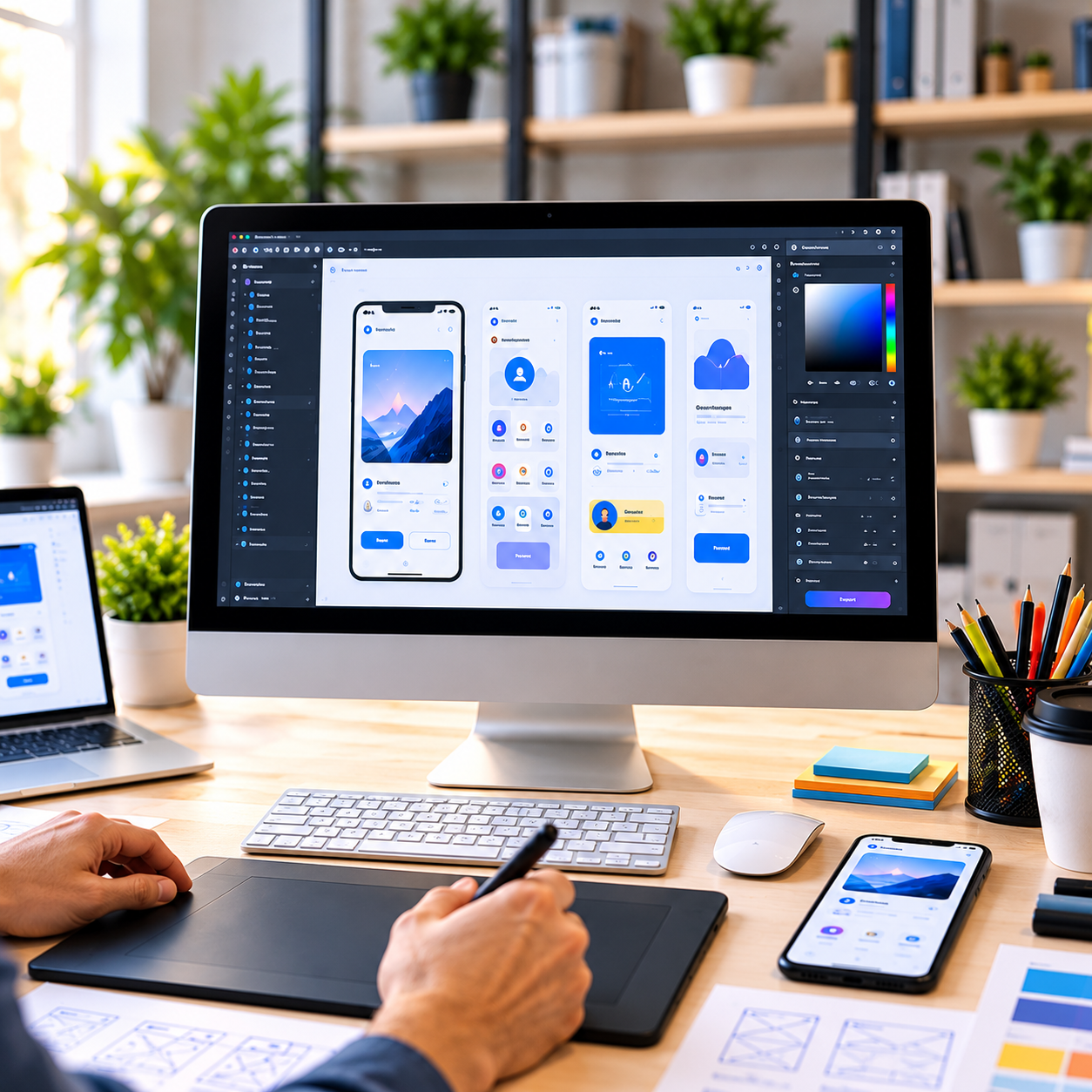 UI and UX design